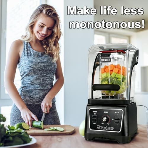 Commercial Blender, 2200W, 64oz BPA-Free Jar
