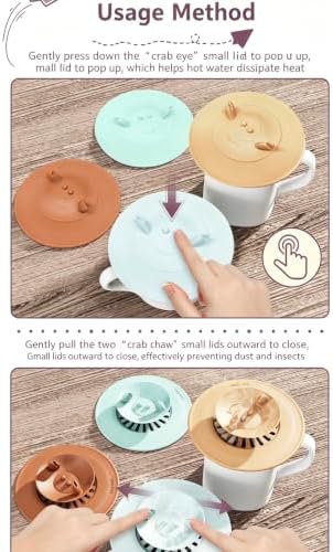 Crab Silicone Cup Lid