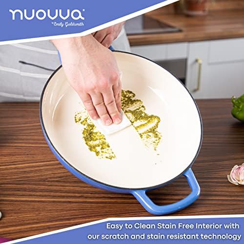 Nuovva Enamelled Cast Iron Dutch Oven with Lid