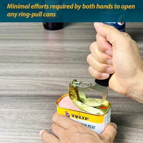 2-pack Magnetic 3-IN-1 Ring-Pull Can Opener,Beer Bottle & Soda Can