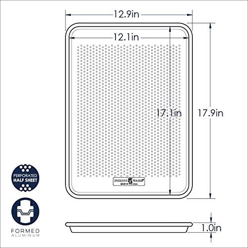 Nordic Ware Naturals Perforated Crisping Half Sheet Pan - Image 3