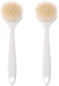 Facjoleco Dish Brush with Handle, Pot Brush, 2 Pack Kitchen Scrub Brushes by Unknown