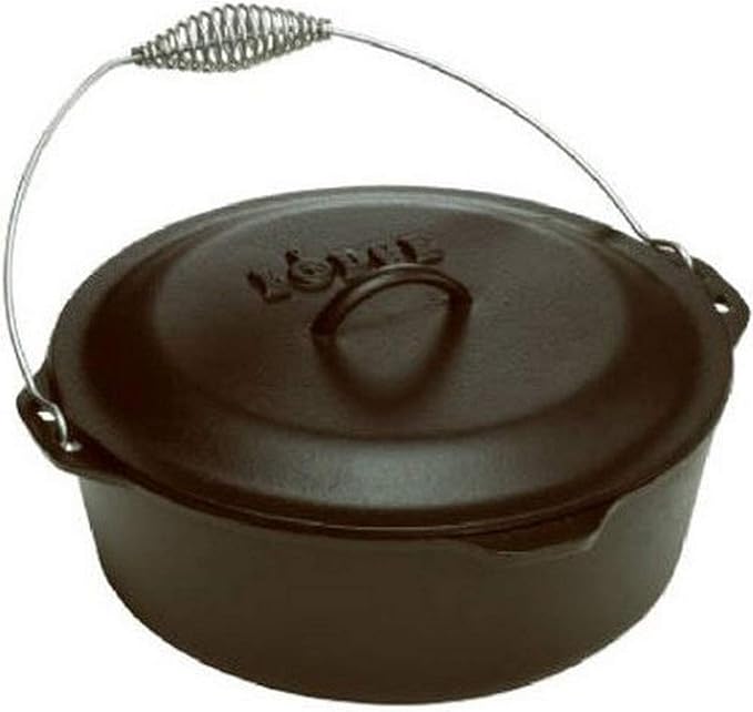 Lodge 7 Quart Pre-Seasoned Cast Iron Dutch Oven by Lodge