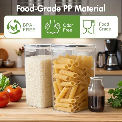ALSO GO 2 PC Large Airtight Food Storage Containers with Lids, 9.5L
