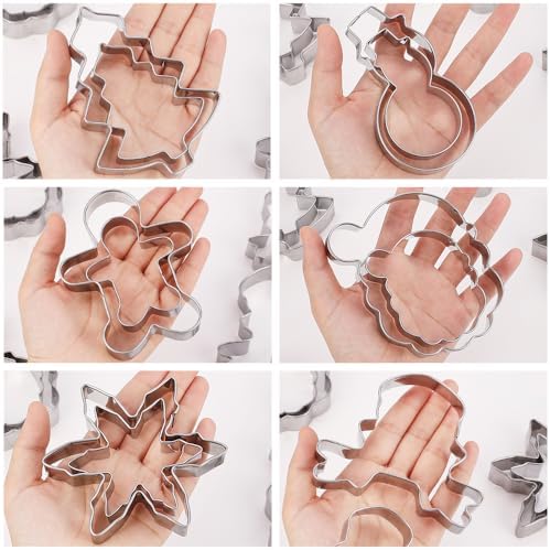 MrCookie 4" Stainless Steel Cookie Cutters Set