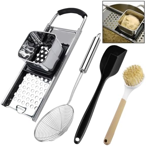 Grade Stainless Steel Spaetzle Maker with Comfort Grip Handle