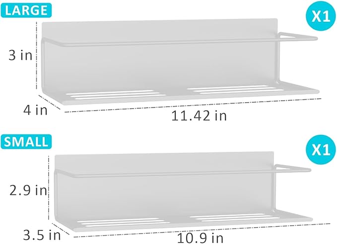 Magnetic Spice Rack for Refrigerator Magnetic Fridge Shelf for Kitchen Spice - Image 2