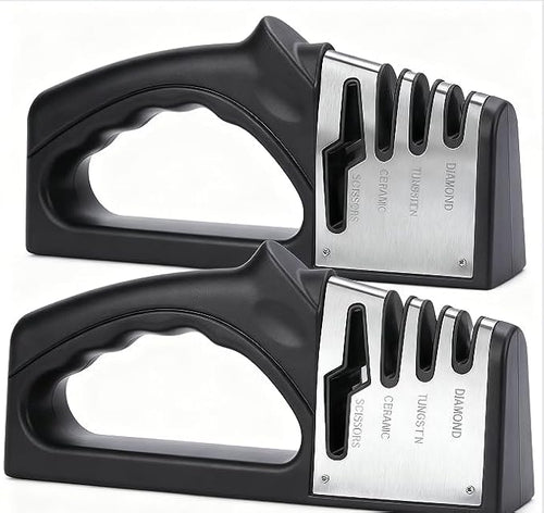4-in-1Manual Knife Sharpener Suitable by LSXKAMIX