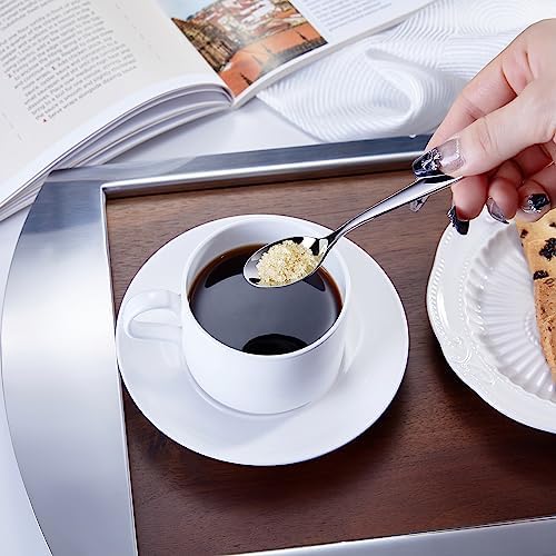 KEAWELL Premium Louise 6-Piece 4.4-Inch 18/10 Coffee Spoons