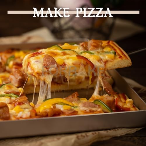 11-Inch Square Baking Pan, Nonstick Aluminum Alloy Pan, 1-Inch Deep