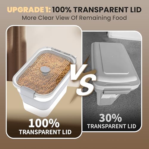 20-23 Lbs Dog Food Storage Container, Collapsible Dog Food Container