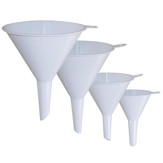 KongNai 4 Pieces Plastic Funnel Set by KongNai