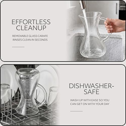 WILLOW 8 Cup Pour Over Coffee Maker