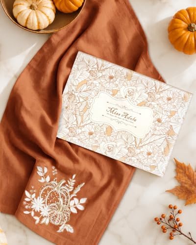 Miss Adola Fall Cotton Kitchen Towels Set of 2, 18x28, Glittering