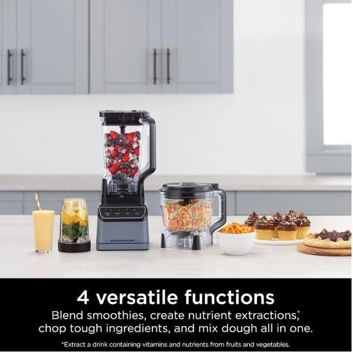 Grand Kitchen System 1200W Blender Food Processor Combo, 72 oz