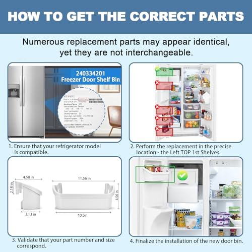 240334201 Refrigerator Door Shelf Bin