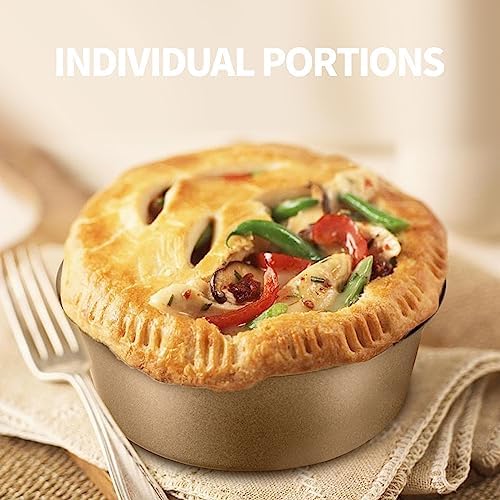 Yomvzake Air Fryer Mini Pie Pan Tart Tins, Jumbo Muffin Cupcake Pan