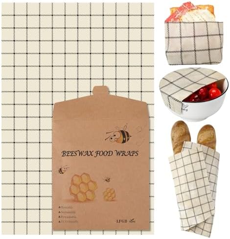 Mindsoft Reusable Beeswax Food Wrap, 17 x 23 Inch