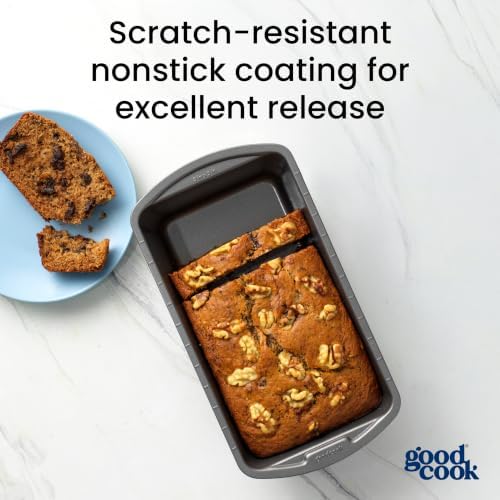 GoodCook Nonstick Loaf Pan Heavy-Duty Steel Bakeware with Easy-Clean