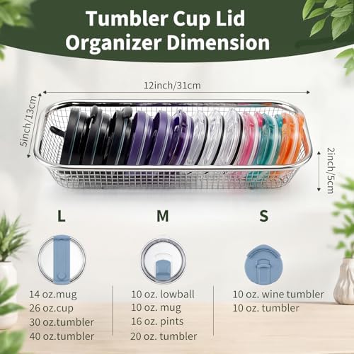 Sawysine 3 Pcs Tumbler Storage Set, Expandable Water Bottle Organizer