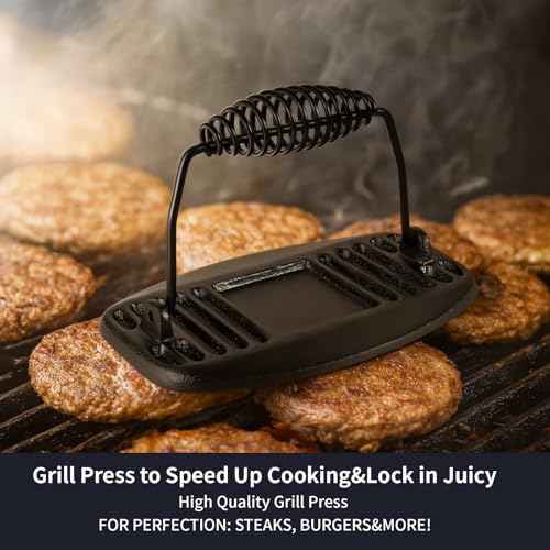 Cast Iron Grill Pan,9.25" Pre Seasoned Skillet with Pour Spouts,Silicone Handle Cover for Indoor and Outdoor Grilling,Durable Oven Safe,Stove Campfire Use(Black)
