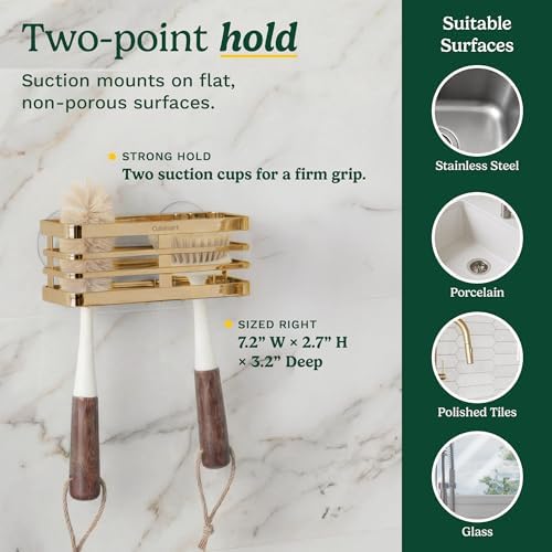 Cuisinart Sink Drain Strainer & Sponge Holder, 2-Piece Set