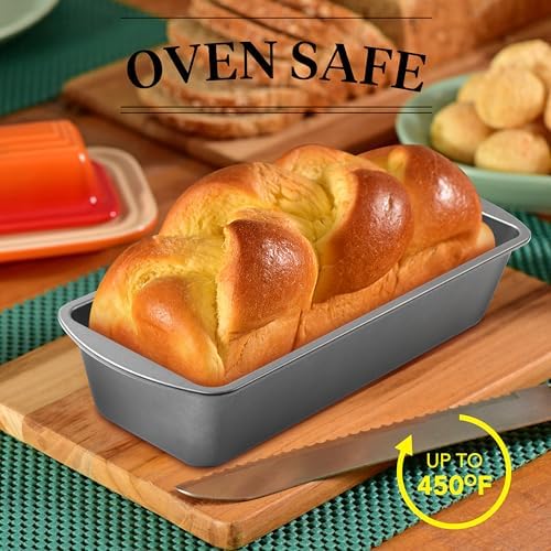 Tiawudi Extra Large Bread Pan, 13" x 5" Long Loaf Pan, Nonstick Baking