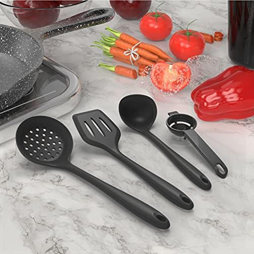 AOTHOD Silicone Cooking Utensil Set, BPA Free