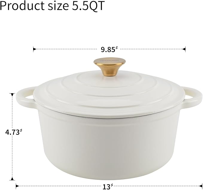 Enameled Cast Iron Dutch Oven - Image 3