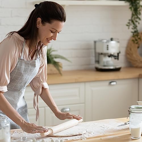 HARFINGTON Silicone Rolling Pins for Baking 20.5 Inch Rubber Handle