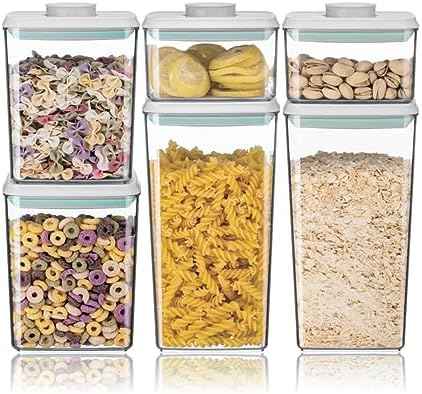 Ankou 6Pcs Airtight Food Storage Containers, BPA-Free