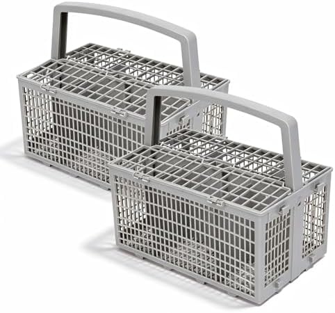 Universal Dishwasher Silverware Basket Replacement - 2 in 1 Detachable