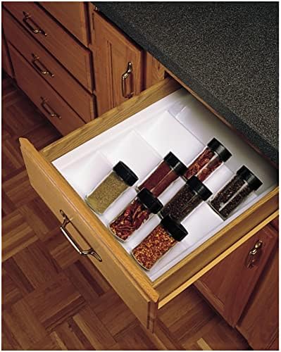 Rev-A-Shelf Spice Drawer Insert Organizers, White