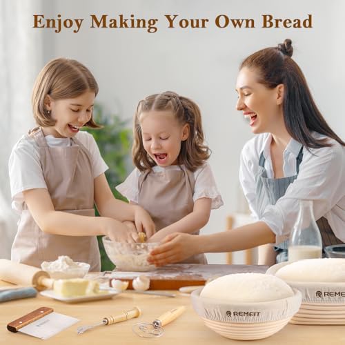 Sourdough Starter Kit, 9-Inch Round and 10-Inch Oval Baskets