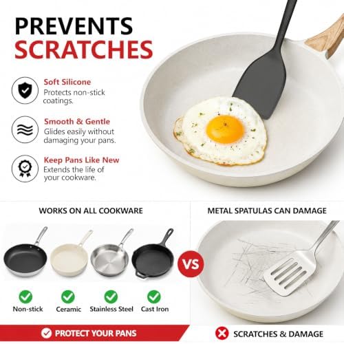 5-Piece Silicone Spatula Turner Set