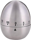 Kitchen Timer for Cooking, Egg Kitchen Timer Stainless Steel Mechanical by Unknown