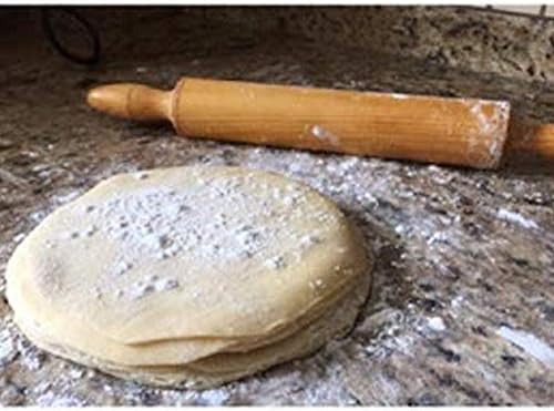 Rolling Pins for Baking Pizza and Dough, Hardwood Sturdy Handle Pasta