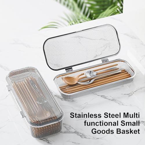 Stainless Steel Utensil Basket For Kitchen Dishwasher Safe Drying Rack