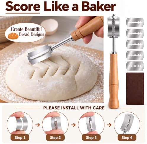 Sourdough Starter Kit, 9 Inch Round & 10 Oval
