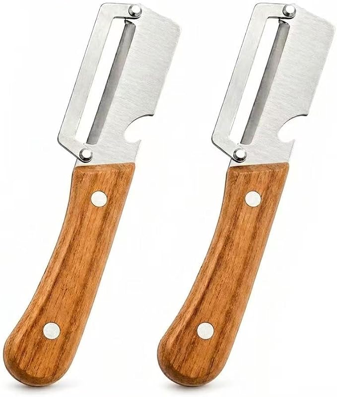 2-Pack Vegetable Peeler with Bottle Opener, Thickened Stainless Steel Wide Blade by Unknown