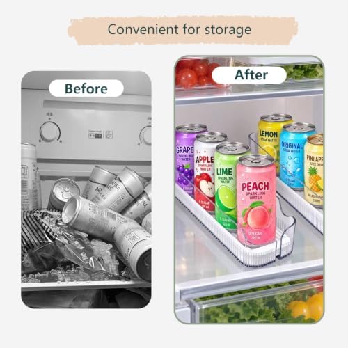 2-Piece Automatic Soda Can Organizer for Fridge