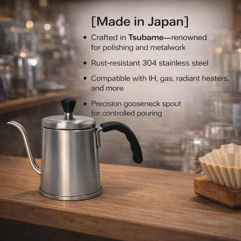 Gooseneck Kettle, 1.5 Quart Stainless Steel