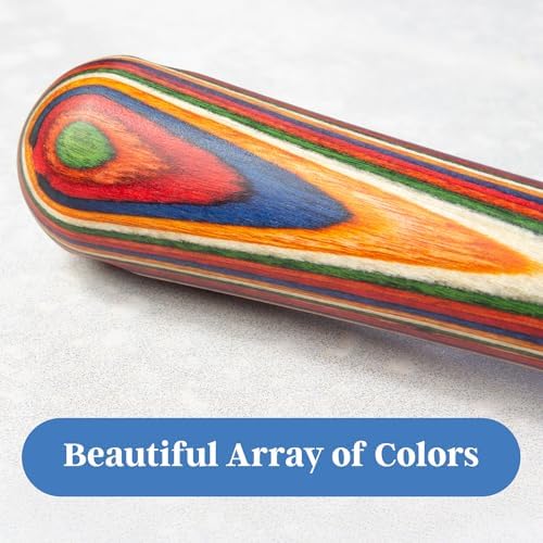 Baltique Marrakesh Muddler for Cocktails, Colorful Wood Handle, Nylon
