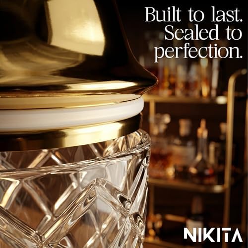 Nikita Cocktail Shaker, 5-Piece Martini Shaker & Bartender Kit with