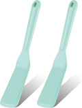 Zopeal 2 Pieces Crepe Spatula Silicone Narrow Skinny Flipper Long Heat by Zopeal