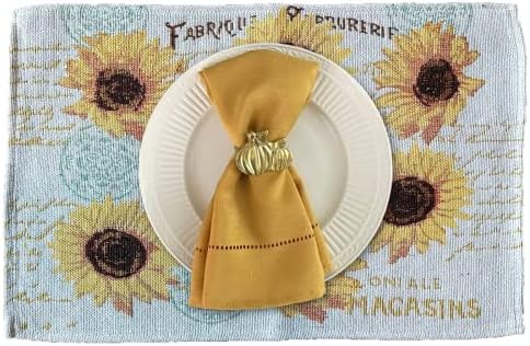 Sunflower Kitchen Decor Sets Featuring Sunflower Placemats, Sunflower