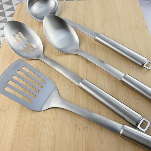 18/0 Stainless Steel Kitchen Utensil Set, Pack of 4