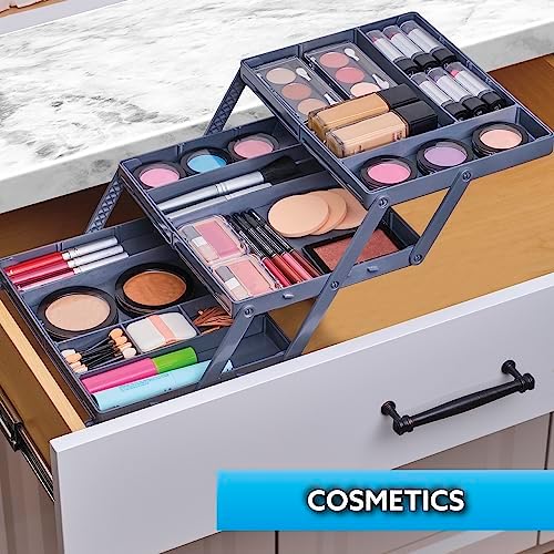 Ontel Smart Drawer Organizer - Multi-level Jewelry Holder, Cosmetics