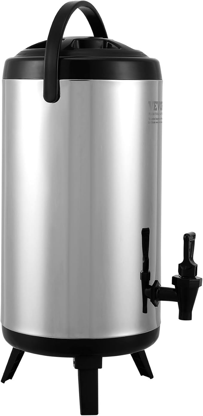 VEVOR Stainless Steel Insulated Beverage Dispenser, 2.4 Gallon 9.2 Liter - Image 9