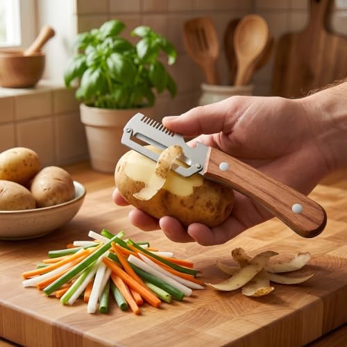 Multifunctional Vegetable Peeler 3 Piece Set Sharpening Rod Potato